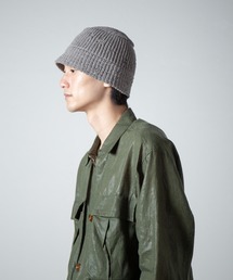 Distressed Knit Bucket Hat / ダメージ加工風針抜きニットバケットハット