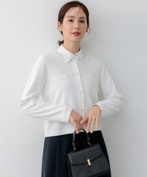 クリアストレッチビジューレーン カーディガン