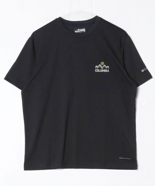 Columbia(コロンビア)の「【Columbia】シダートレイルバックグラフィックTシャツ Over Fit(Tシャツ/カットソー・メンズ・ホワイト/グレー/ベージュ/ブラック・S/M/L)」の2枚目の写真