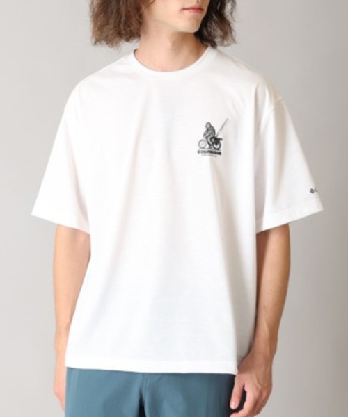 Columbia(コロンビア)の「【Columbia】シダートレイルバックグラフィックTシャツ Over Fit(Tシャツ/カットソー・メンズ・ホワイト/グレー/ベージュ/ブラック・S/M/L)」の7枚目の写真