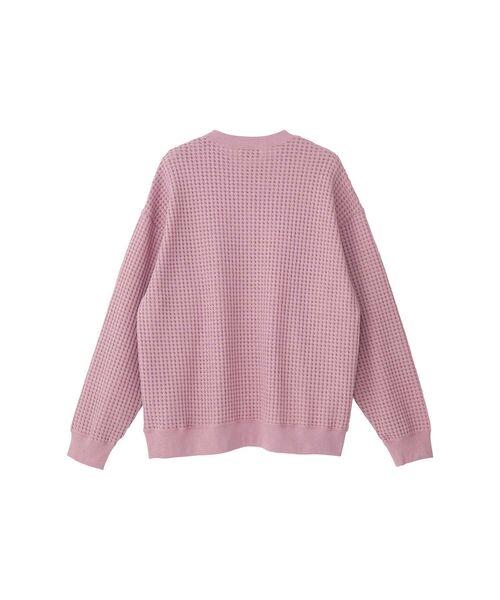 HYSTERIC GLAMOUR(ヒステリックグラマー)の「HYSTERIC HOMIES刺繍 オーバーサイズスウェット(スウェット・レディース・ブラック/ピンク/グリーン・FREE)」の4枚目の写真