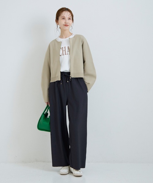 coca（coca）（コカ）の「ストレッチリブイージーパンツ（その他パンツ・レディース・ネイビー/ブラック・L/M/S）」の11枚目の写真