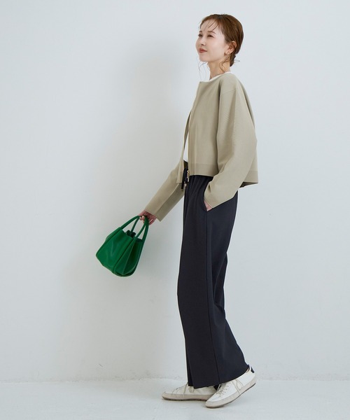 coca（coca）（コカ）の「ストレッチリブイージーパンツ（その他パンツ・レディース・ネイビー/ブラック・L/M/S）」の12枚目の写真