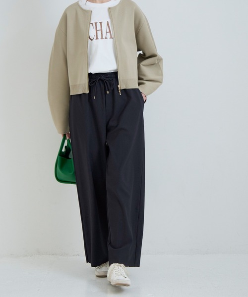 coca（coca）（コカ）の「ストレッチリブイージーパンツ（その他パンツ・レディース・ネイビー/ブラック・L/M/S）」の16枚目の写真