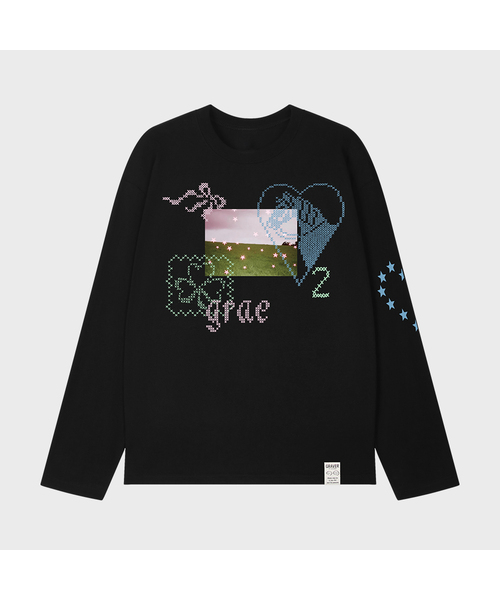 ユニセックス]ドリーミー ロングスリーブ Tシャツ_3カラー（Tシャツ