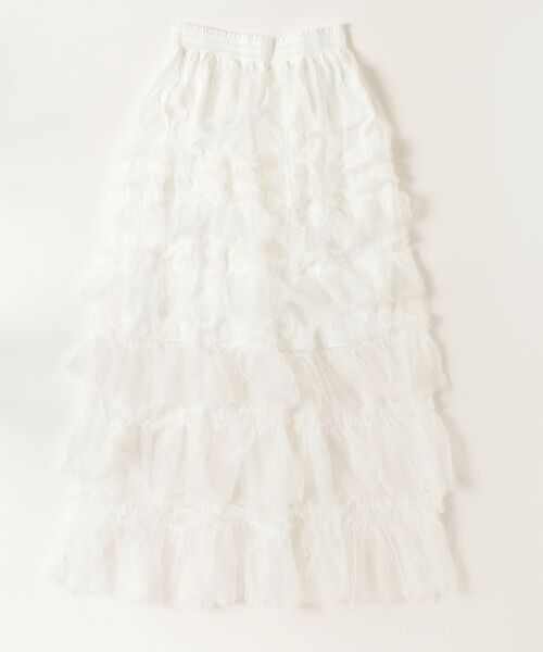 FREE STYLISTS(フリー スタイリスト)の「YUGA_YGMC Lace tiered long skirt(スカート・レディース・ブラック/ホワイト・FREE)」の18枚目の写真