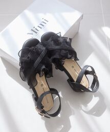 MAJESTIC LEGON | シアーフリルサンダル(サンダル)