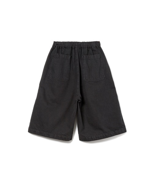 Sandinista（サンディニスタ）の「Light Denim Easy Baggy Shorts - Overdyed / 薄手デニム後染めバギーショーツ（その他パンツ・メンズ・ブラック系その他・FREE）」の2枚目の写真