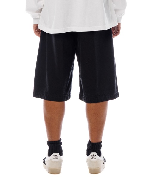 Sandinista（サンディニスタ）の「Light Denim Easy Baggy Shorts - Overdyed / 薄手デニム後染めバギーショーツ（その他パンツ・メンズ・ブラック系その他・FREE）」の6枚目の写真