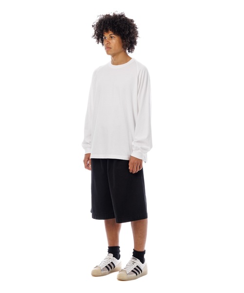 Sandinista（サンディニスタ）の「Light Denim Easy Baggy Shorts - Overdyed / 薄手デニム後染めバギーショーツ（その他パンツ・メンズ・ブラック系その他・FREE）」の8枚目の写真