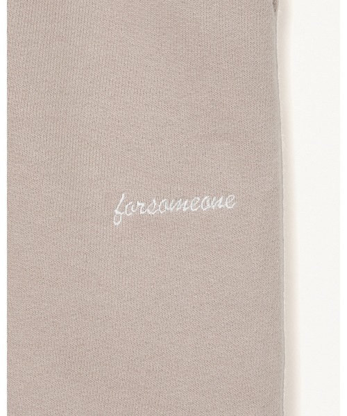 FORSOMEONE(フォーサムワン)の「FORSOMEONE CURSIVE SWEAT PT(その他パンツ・メンズ・ベージュ/ブラック・48/50/46)」の8枚目の写真