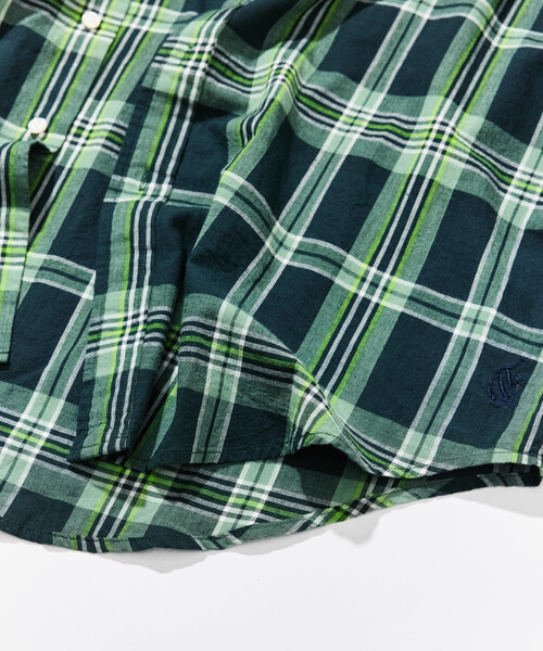 NAUTICA(ノーティカ)の「NAUTICA/ノーティカ ビッグシルエット マドラスチェック BDシャツ ロングスリーブ/ボタンダウンシャツ(シャツ/ブラウス・メンズ・ブルー/グリーン・X-LARGE/MEDIUM/LARGE)」の13枚目の写真