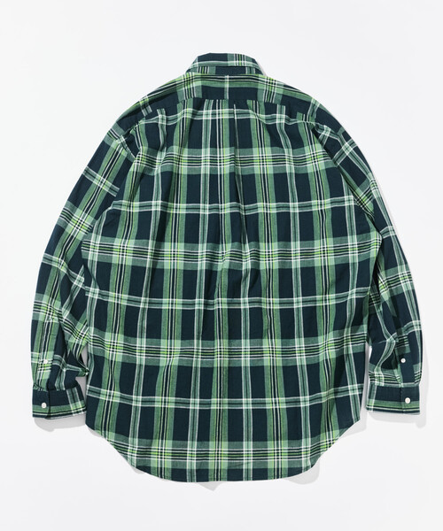 NAUTICA(ノーティカ)の「NAUTICA/ノーティカ ビッグシルエット マドラスチェック BDシャツ ロングスリーブ/ボタンダウンシャツ(シャツ/ブラウス・メンズ・ブルー/グリーン・X-LARGE/MEDIUM/LARGE)」の17枚目の写真