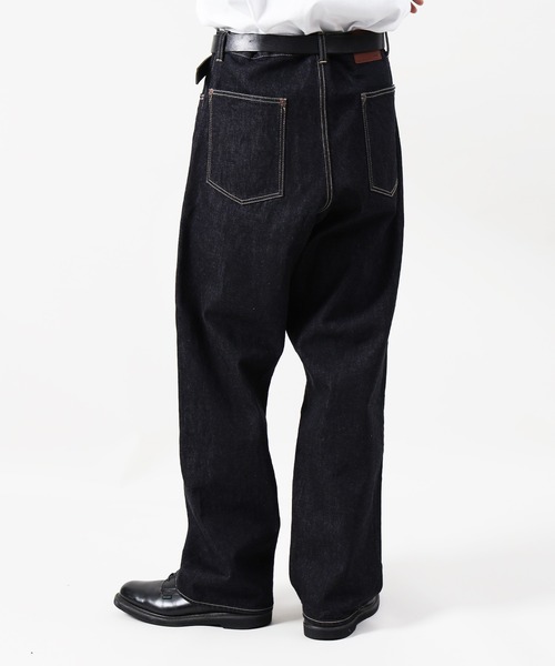 FIDELITY(フィデリティ)の「DENIM WIDE PANTS 13.5oz / ワイドデニムパンツ(その他パンツ・メンズ・ネイビー・X-LARGE/LARGE/MEDIUM)」の2枚目の写真