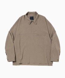 meanswhile（ミーンズワイル）の「Half-zip Pullover SH（シャツ/ブラウス）」