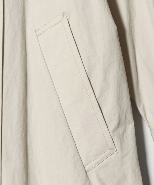 ATTISESSION(アティセッション)の「<ATTISESSION>コットン ナイロン カットオフ トレンチ コート(トレンチコート・レディース・ブラック/オフホワイト・38/36)」の13枚目の写真