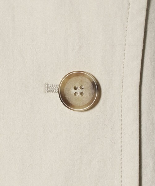 ATTISESSION(アティセッション)の「<ATTISESSION>コットン ナイロン カットオフ トレンチ コート(トレンチコート・レディース・ブラック/オフホワイト・38/36)」の14枚目の写真