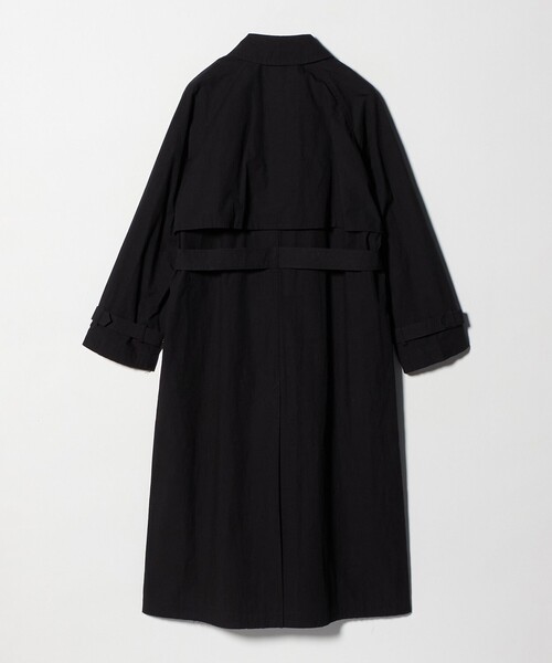 ATTISESSION(アティセッション)の「<ATTISESSION>コットン ナイロン カットオフ トレンチ コート(トレンチコート・レディース・ブラック/オフホワイト・38/36)」の19枚目の写真