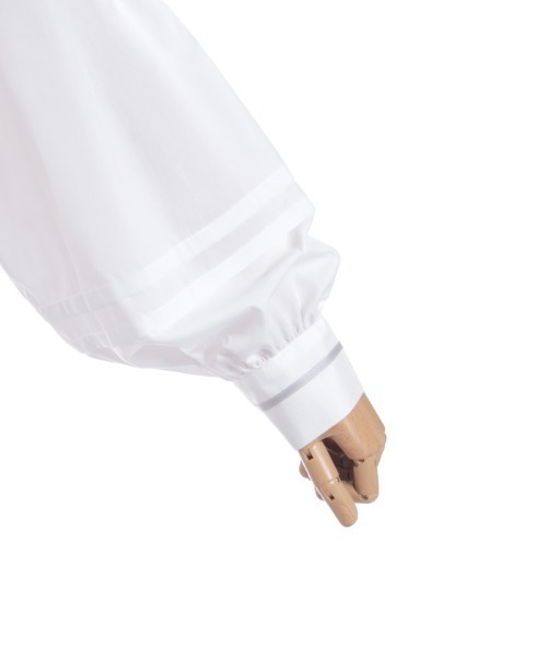 axes femme（アクシーズファム）の「ラインリボンオーバーシャツ（シャツ/ブラウス・レディース・グリーン/モカ/ホワイト・FREE）」の11枚目の写真