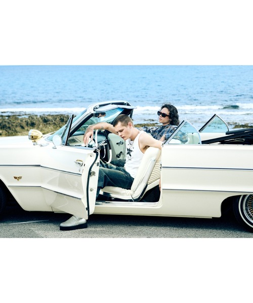 glamb（グラム）の「Star Tank Top / スタータンクトップ（タンクトップ・メンズ・ブラック/ホワイト・S/M/L）」の12枚目の写真