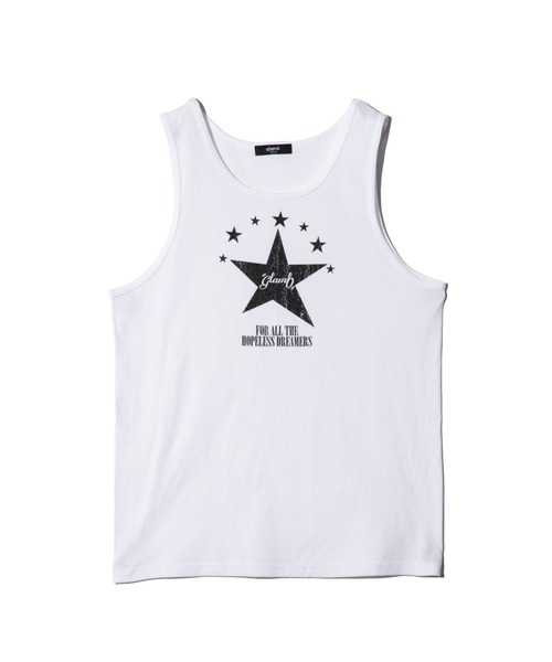 glamb（グラム）の「Star Tank Top / スタータンクトップ（タンクトップ・メンズ・ブラック/ホワイト・S/M/L）」の3枚目の写真