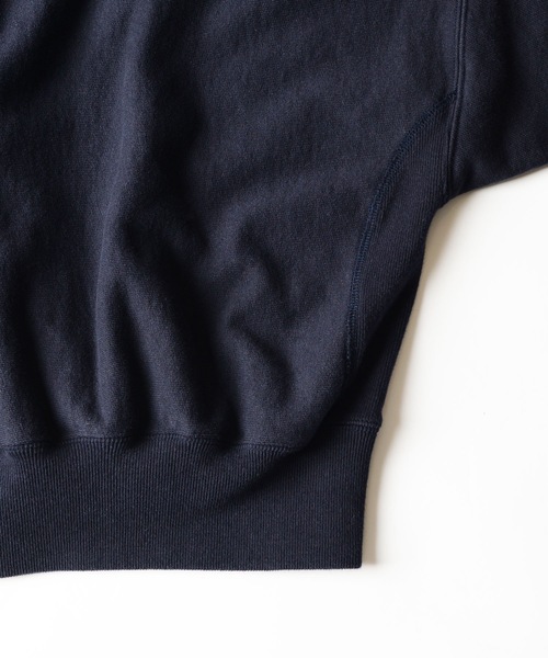 HOLIDAY（ホリデイ）の「ULTRA HEAVY SWEAT CREW-NECK TOPS (Holiday) ウルトラヘビースウェットクルーネックトップス (ホリデイ)（スウェット・レディース・ダークネイビー/ブラック・ONE SIZE）」の6枚目の写真