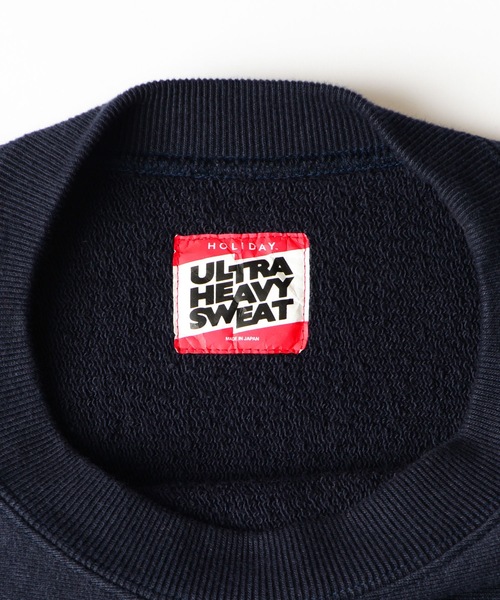 HOLIDAY（ホリデイ）の「ULTRA HEAVY SWEAT CREW-NECK TOPS (Holiday) ウルトラヘビースウェットクルーネックトップス (ホリデイ)（スウェット・レディース・ダークネイビー/ブラック・ONE SIZE）」の7枚目の写真