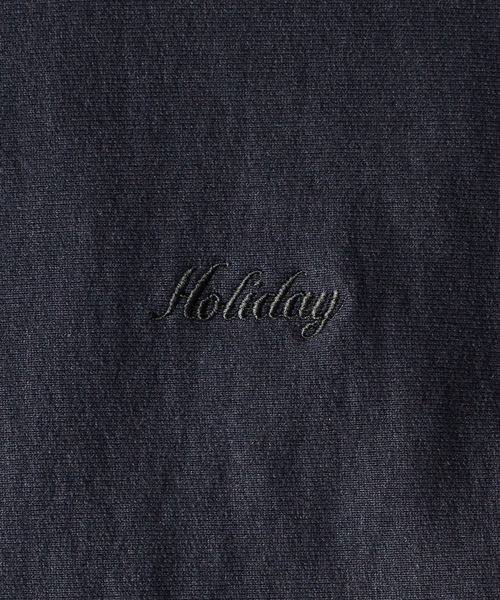 HOLIDAY（ホリデイ）の「ULTRA HEAVY SWEAT CREW-NECK TOPS (Holiday) ウルトラヘビースウェットクルーネックトップス (ホリデイ)（スウェット・レディース・ダークネイビー/ブラック・ONE SIZE）」の8枚目の写真