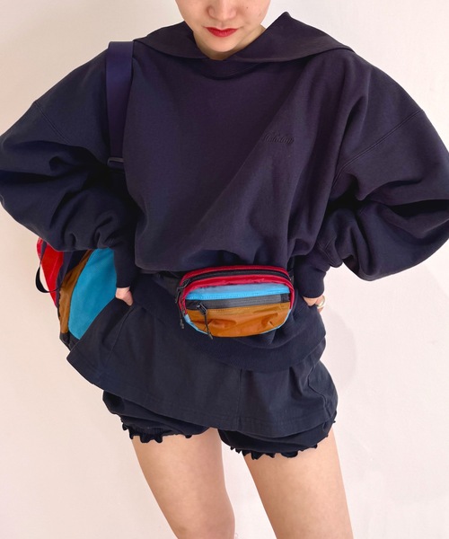 HOLIDAY（ホリデイ）の「ULTRA HEAVY SWEAT CREW-NECK TOPS (Holiday) ウルトラヘビースウェットクルーネックトップス (ホリデイ)（スウェット・レディース・ダークネイビー/ブラック・ONE SIZE）」の16枚目の写真