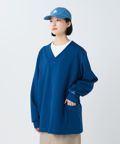 Snow Peak（スノーピーク）の「Snow Peak / Double Knit Cardigan ダブルニットカーディガン（カーディガン/ボレロ・メンズ・ブラック/ブルー・S/M/L/XL）」の2枚目の写真