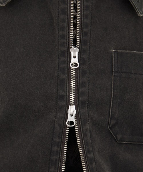 STUDIOUS(ステュディオス)の「【STUDIOUS/ステュディオス】Suede Short Jacket/スウェードショートジャケット/春アウター/ダブルジップ/オーバーサイズ/軽量アウター(ブルゾン・レディース・ダークグレー・FREE)」の17枚目の写真