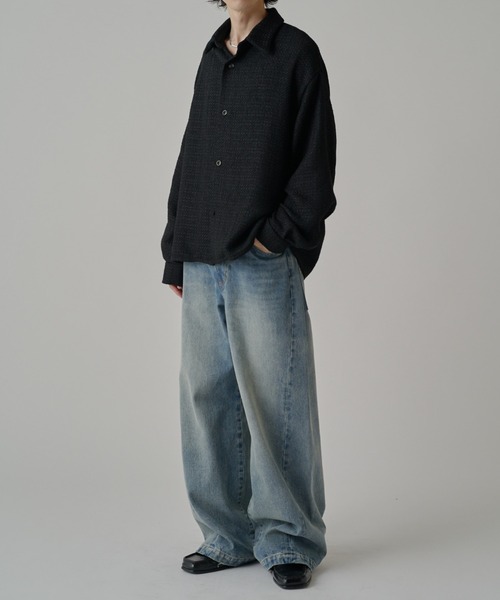 Lui's（ルイス）の「ファニーツイードシャツ（シャツ/ブラウス・メンズ・ブラック/ブラック系その他・S/M）」の22枚目の写真