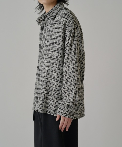 Lui's（ルイス）の「ファニーツイードシャツ（シャツ/ブラウス・メンズ・ブラック/ブラック系その他・S/M）」の11枚目の写真