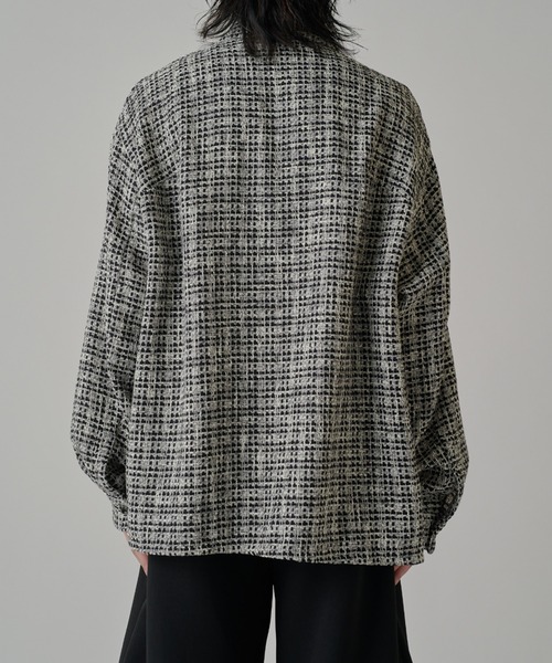 Lui's（ルイス）の「ファニーツイードシャツ（シャツ/ブラウス・メンズ・ブラック/ブラック系その他・S/M）」の12枚目の写真