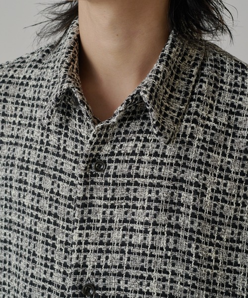 Lui's（ルイス）の「ファニーツイードシャツ（シャツ/ブラウス・メンズ・ブラック/ブラック系その他・S/M）」の15枚目の写真