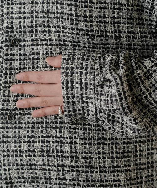 Lui's（ルイス）の「ファニーツイードシャツ（シャツ/ブラウス・メンズ・ブラック/ブラック系その他・S/M）」の16枚目の写真