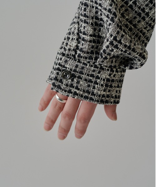 Lui's（ルイス）の「ファニーツイードシャツ（シャツ/ブラウス・メンズ・ブラック/ブラック系その他・S/M）」の19枚目の写真