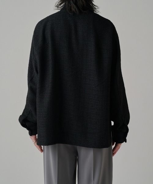 Lui's（ルイス）の「ファニーツイードシャツ（シャツ/ブラウス・メンズ・ブラック/ブラック系その他・S/M）」の6枚目の写真