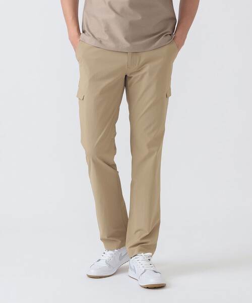BEAMS GOLF（ビームスゴルフ）の「PURPLE LABEL / コーデュラ（R）ナイロン ストレッチ パンツ（撥水）（カーゴパンツ・メンズ・ベージュ/オリーブ・48/44/46/50/52）」の4枚目の写真