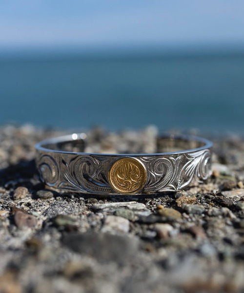 round bangle/【ハワイアンジュエリー】【サージカルステンレス