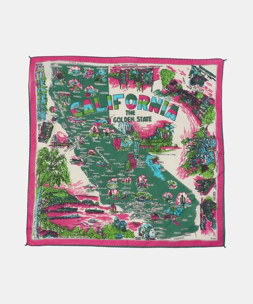 BINDU（ビンドゥー）の「＜BINDU＞CITY バンダナ 50×50（バンダナ/スカーフ・レディース・ライラック/オレンジ/ピンク/イエロー・FREE）」の4枚目の写真