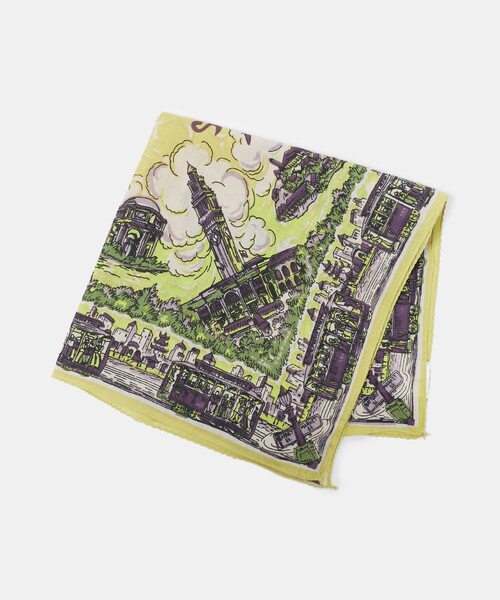 BINDU（ビンドゥー）の「＜BINDU＞CITY バンダナ 50×50（バンダナ/スカーフ・レディース・ライラック/オレンジ/ピンク/イエロー・FREE）」の3枚目の写真