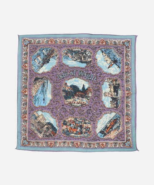 BINDU（ビンドゥー）の「＜BINDU＞CITY バンダナ 50×50（バンダナ/スカーフ・レディース・ライラック/オレンジ/ピンク/イエロー・FREE）」の5枚目の写真