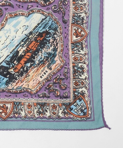 BINDU（ビンドゥー）の「＜BINDU＞CITY バンダナ 50×50（バンダナ/スカーフ・レディース・ライラック/オレンジ/ピンク/イエロー・FREE）」の6枚目の写真