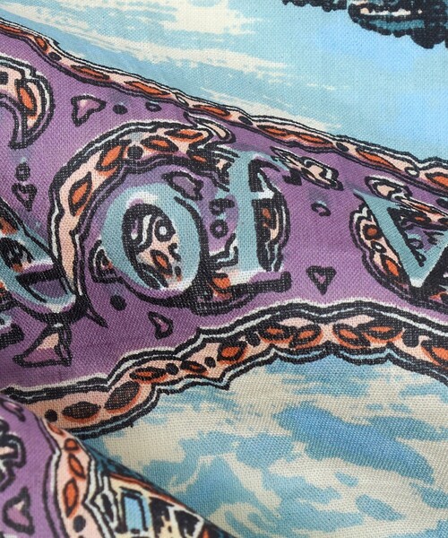 BINDU（ビンドゥー）の「＜BINDU＞CITY バンダナ 50×50（バンダナ/スカーフ・レディース・ライラック/オレンジ/ピンク/イエロー・FREE）」の7枚目の写真