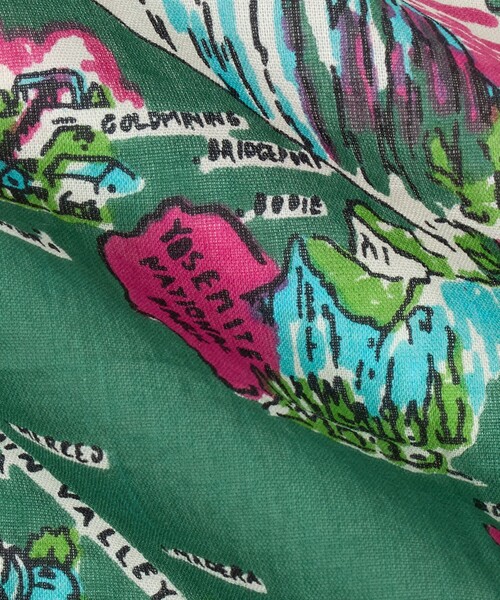 BINDU（ビンドゥー）の「＜BINDU＞CITY バンダナ 50×50（バンダナ/スカーフ・レディース・ライラック/オレンジ/ピンク/イエロー・FREE）」の9枚目の写真