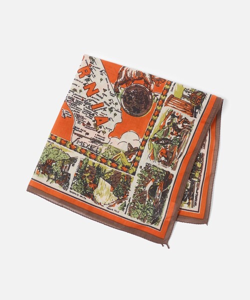 BINDU（ビンドゥー）の「＜BINDU＞CITY バンダナ 50×50（バンダナ/スカーフ・レディース・ライラック/オレンジ/ピンク/イエロー・FREE）」の10枚目の写真