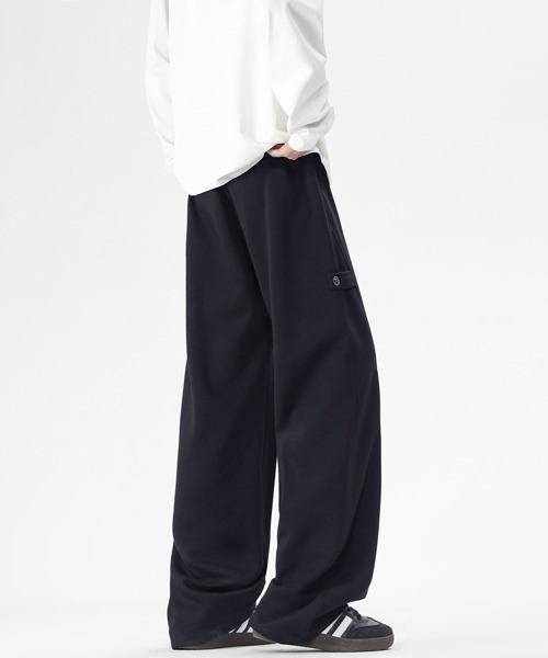 neos（ネオス）の「【neos】ユニセックス サイドボタン 立体 ルーズ セミワイド スウェット パンツ メンズ レディース（スウェットパンツ・メンズ・グレー/アイボリー/ブラック・LARGE/X-LARGE/MEDIUM）」の17枚目の写真