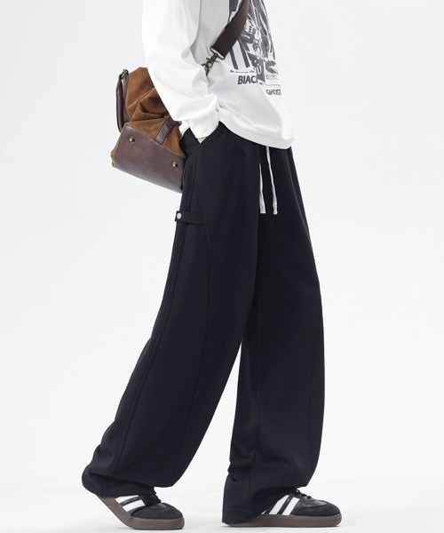 neos（ネオス）の「【neos】ユニセックス サイドボタン 立体 ルーズ セミワイド スウェット パンツ メンズ レディース（スウェットパンツ・メンズ・グレー/アイボリー/ブラック・LARGE/X-LARGE/MEDIUM）」の19枚目の写真