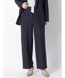 ワイドパンツ ウォッシャブル ストレッチ UVカット TRトロピカル 無地
